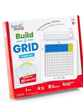 hand2mind Build A Grid Dry Erase Multiplication Student Set Homeschool Supplies